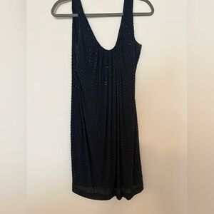Marciano Black Dress with Subtle Embellishments